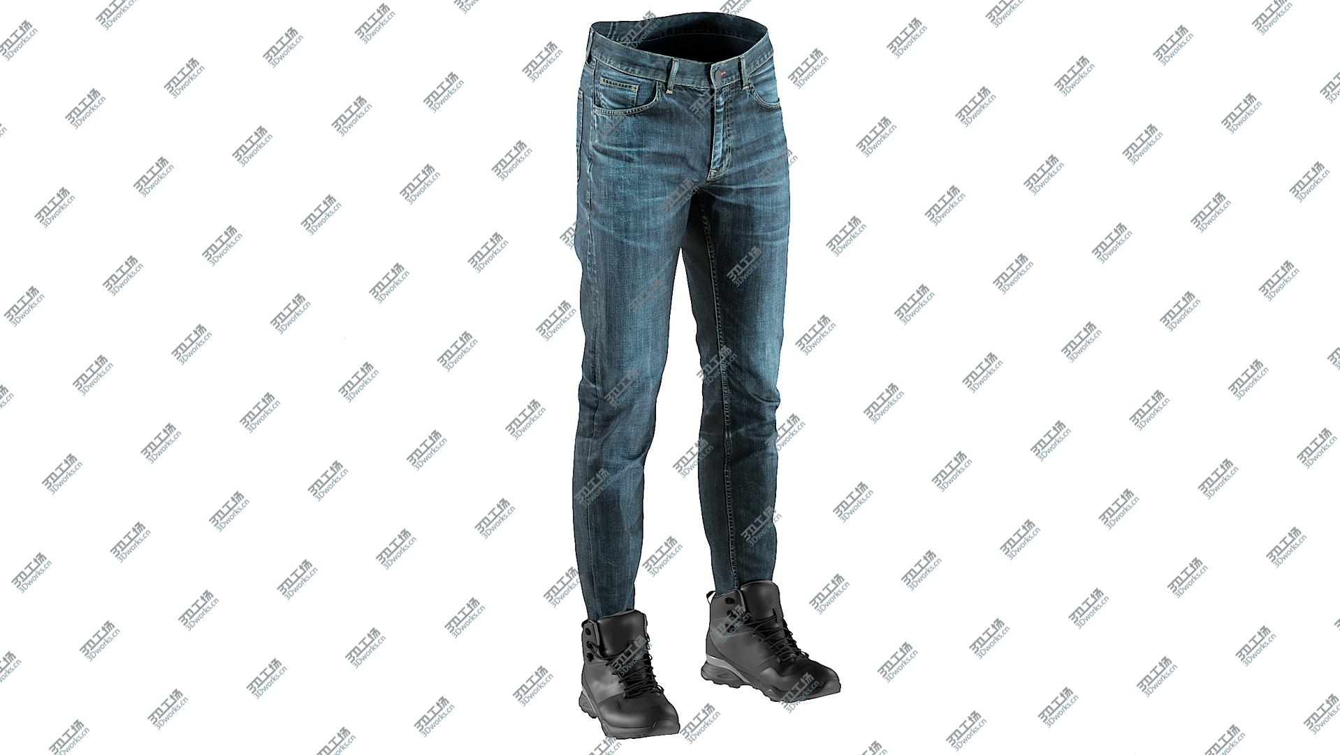 images/goods_img/202104091/Men's Pants with Boots 7 3D model/4.jpg